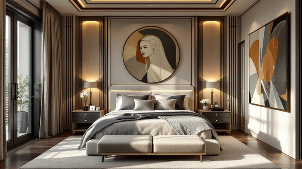 Art Deco Bedroom design