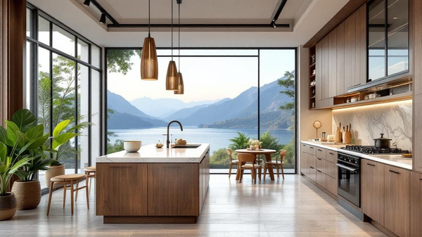 Asian Fusion Kitchen interior design