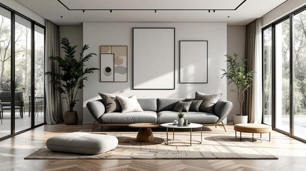 Bauhaus Living Room interior design
