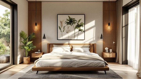 Biophilic Bedroom interior design
