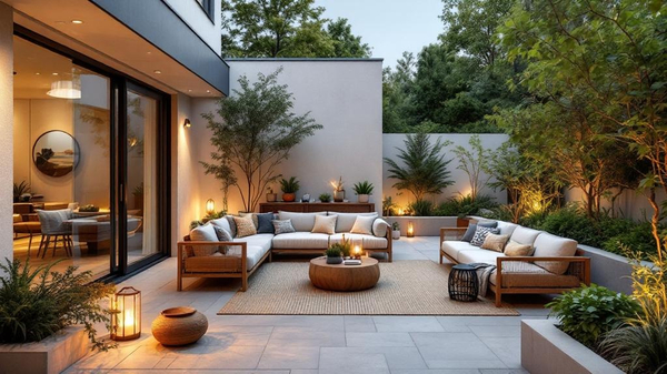 Biophilic Outdoor Patio interior design