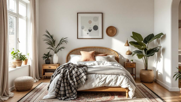 Bohemian Bedroom interior design