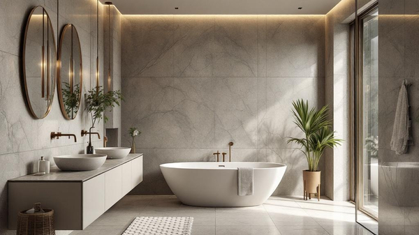 Brutalist Bathroom interior design