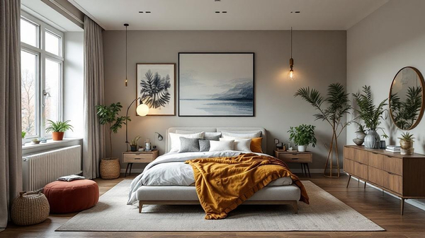 Cluttercore Bedroom interior design