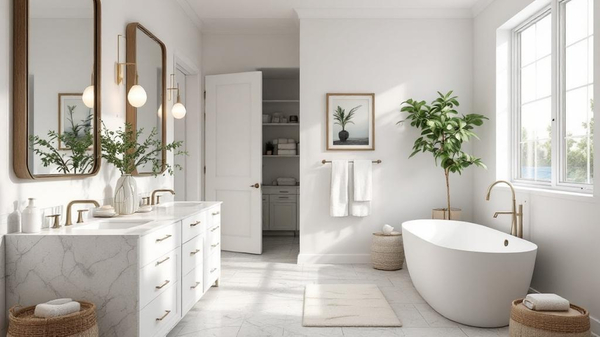 Coastal Bathroom interior design