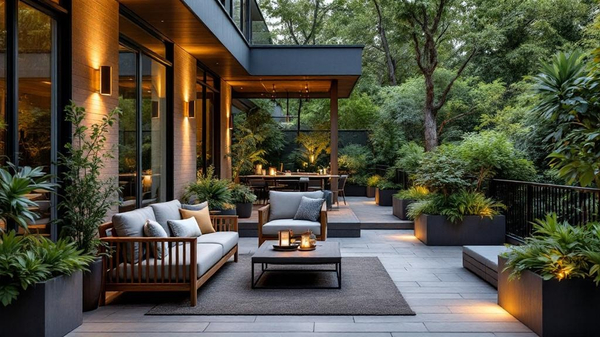 Contemporary Balcony interior design