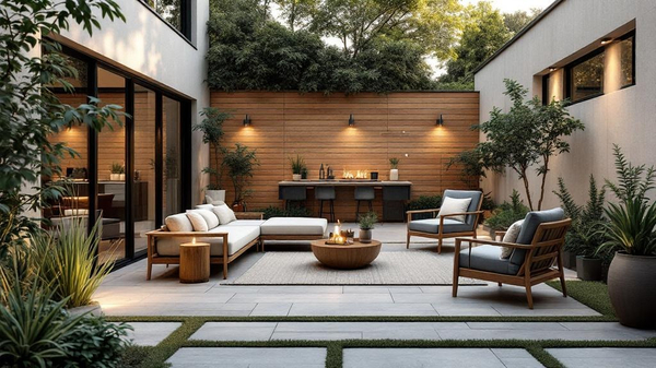 Contemporary Garden interior design
