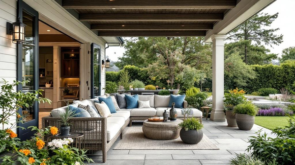 Cottagecore Outdoor Patio interior design
