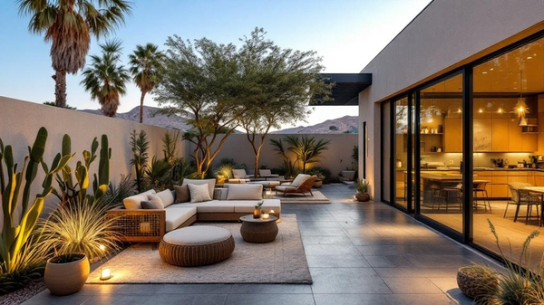 Desert Modern Balcony interior design