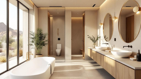 Desert Modern Bathroom interior design