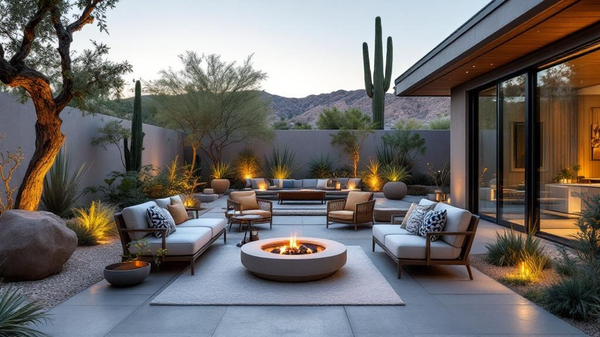Desert Modern Garden interior design