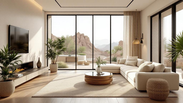 Desert Modern Living Room interior design