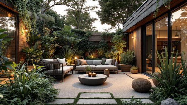 Earthy Organic Garden interior design