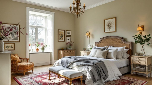 English Country Bedroom interior design