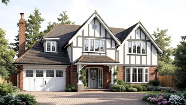 English Country House Exterior interior design