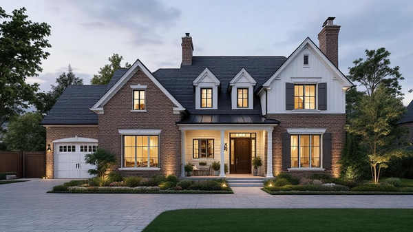 French Country House Exterior interior design