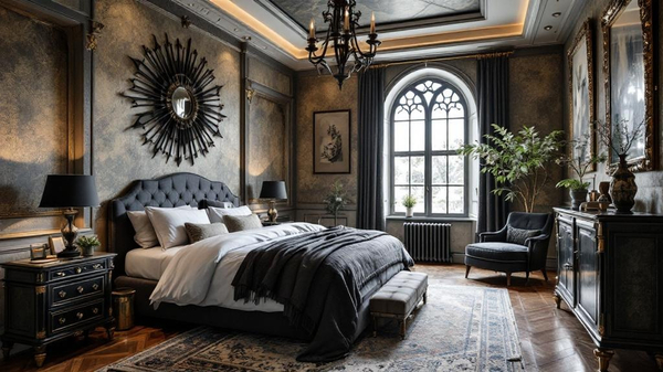 Gothic Bedroom interior design
