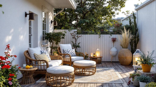 Hamptons Balcony interior design