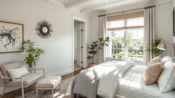 Hamptons Bedroom interior design