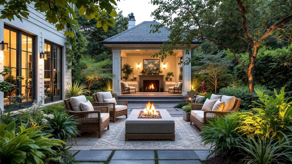 Hamptons Garden interior design