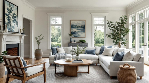 Hamptons Living Room interior design