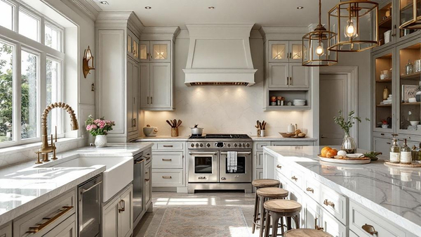 Hollywood Regency Kitchen interior design