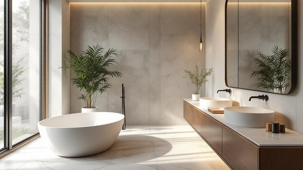 Japandi Bathroom interior design