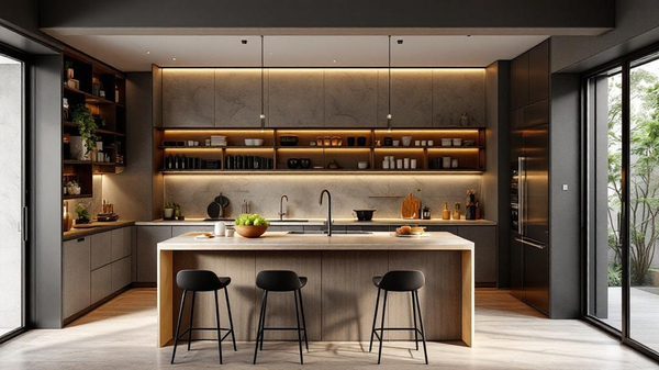 Japandi Kitchen interior design