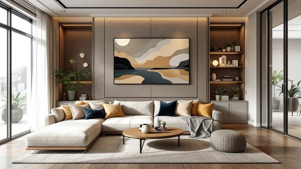 Japandi Living Room design