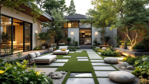 Japanese Zen Garden interior design