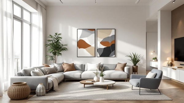 Light Academia Living Room interior design