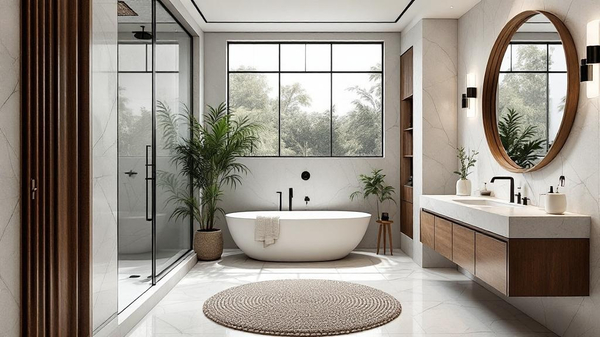 Maximalist Bathroom interior design