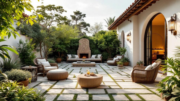 Mediterranean Garden interior design
