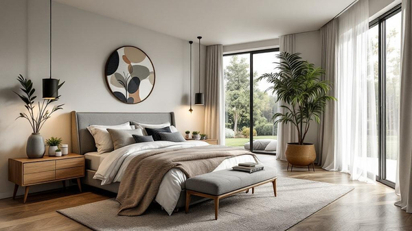 Mid-Century Modern Bedroom interior design