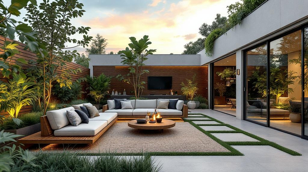 Modern Garden interior design