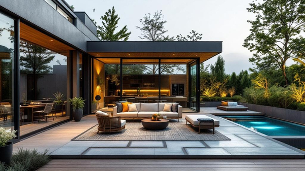 Modern Outdoor Patio interior design