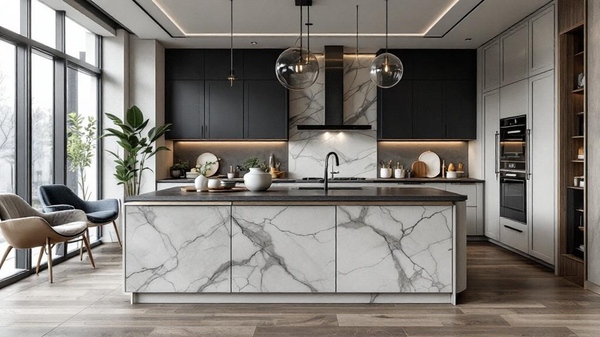 Moody Luxe Kitchen interior design