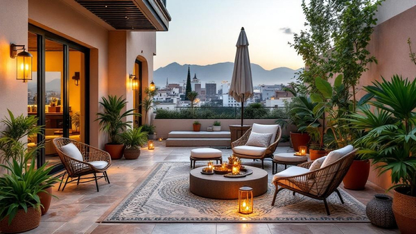 Moroccan Balcony interior design
