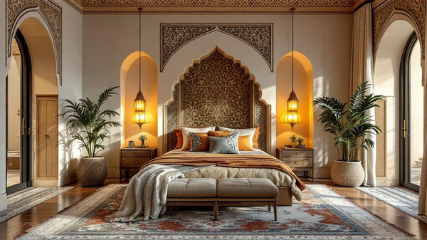 Moroccan Bedroom interior design