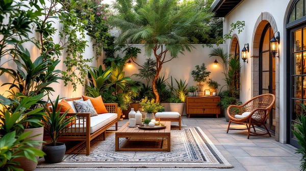 Moroccan Garden interior design