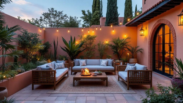 Moroccan Outdoor Patio interior design