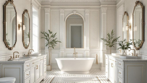 Neoclassical Bathroom interior design