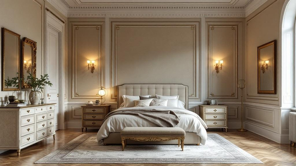 Neoclassical Bedroom interior design