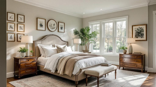 New Traditional Bedroom interior design