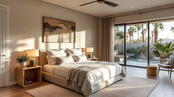 Palm Springs Bedroom interior design