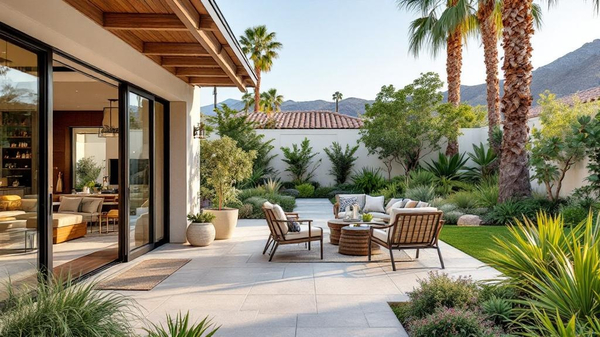 Palm Springs Garden interior design
