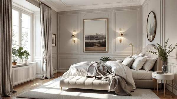 Parisian Bedroom interior design