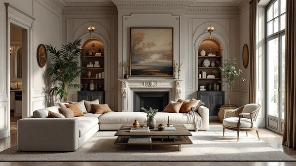 Parisian Living Room interior design
