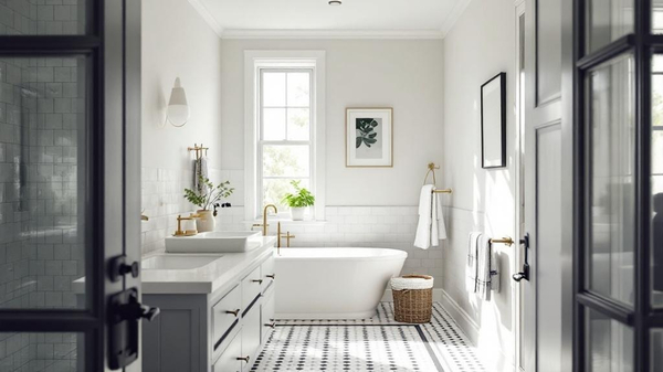 Preppy Bathroom interior design