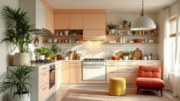 Retro 70s Kitchen interior design